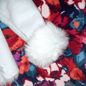 💙sassy lil faux suede ice blue fur trim jacket 💎